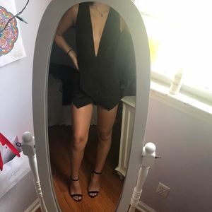 Black Skort Playsuit